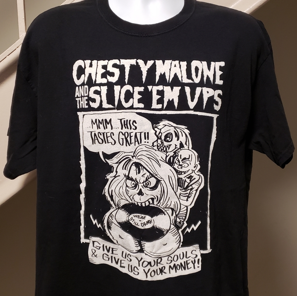 Chesty Malone And The Slice Em' Ups XL T-Shirt - Picture 2 of 7